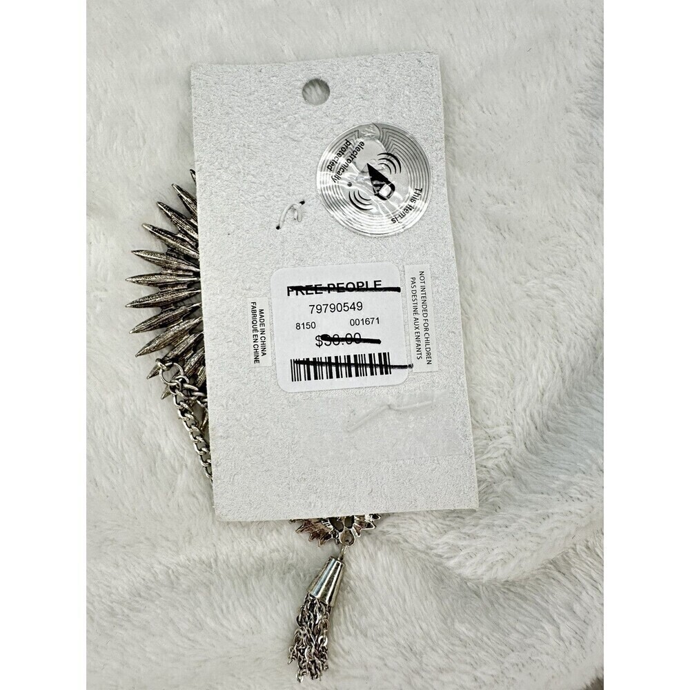 NEW Free People Birds Of A Feather Cocktail Earring Ear Party Cuff Sparkle Retro - Picture 5 of 5